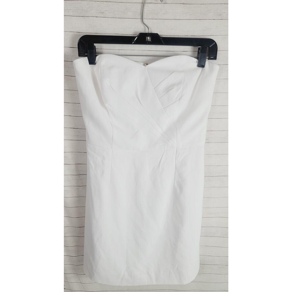 Lilly Pulitzer Kylo Strapless Skirted Romper in White, sz 2 - Picture 12 of 16
